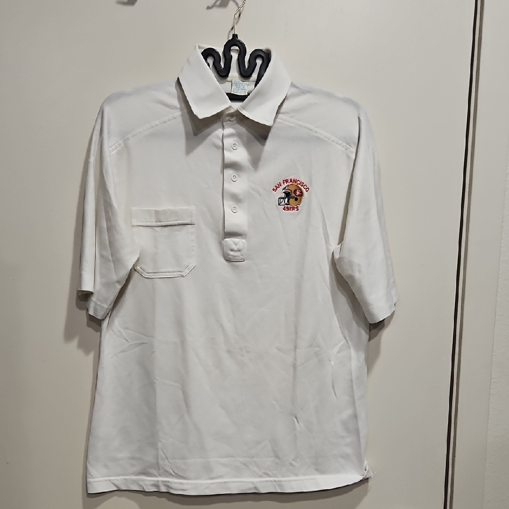 San Francisco 49ers White Polo Shirt